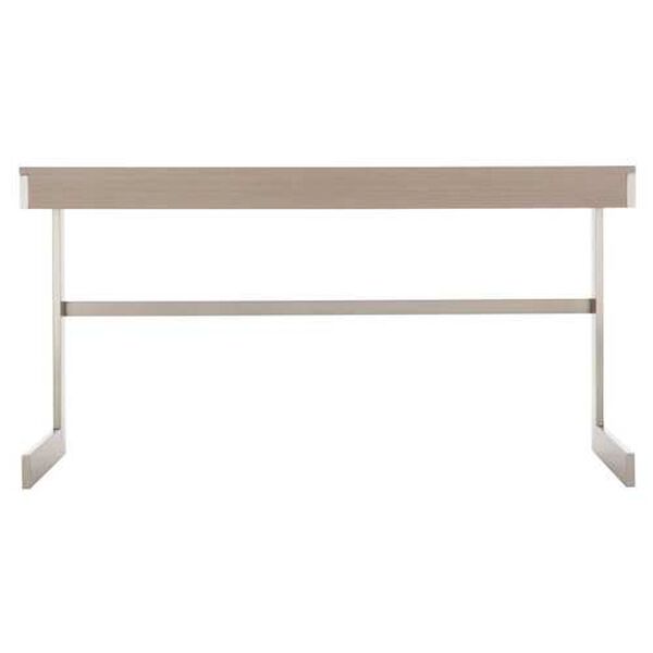 Axiom Natural and Stainless Steel Console Table