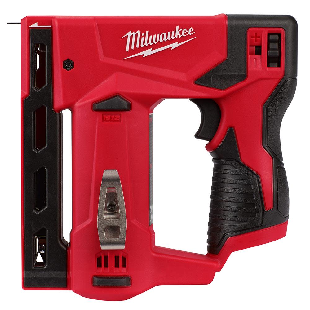 Milwaukee M12 3/8 in. Crown Stapler 2447-20 from Milwaukee