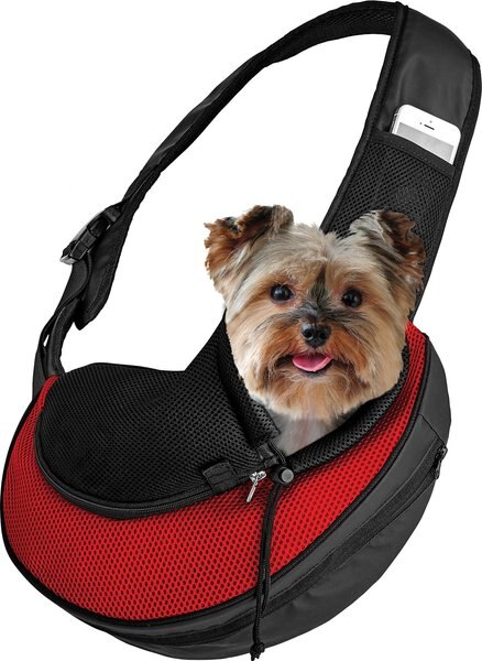 Katziela Expandable Sling Dog and Cat Carrier， Small