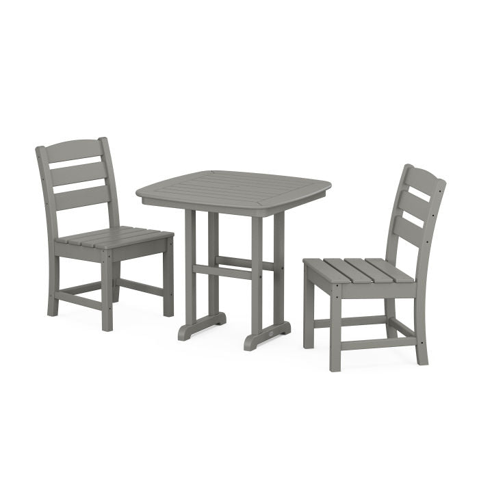 Polywood Lakeside Side Chair 3-Piece Dining Set PWS1213-1