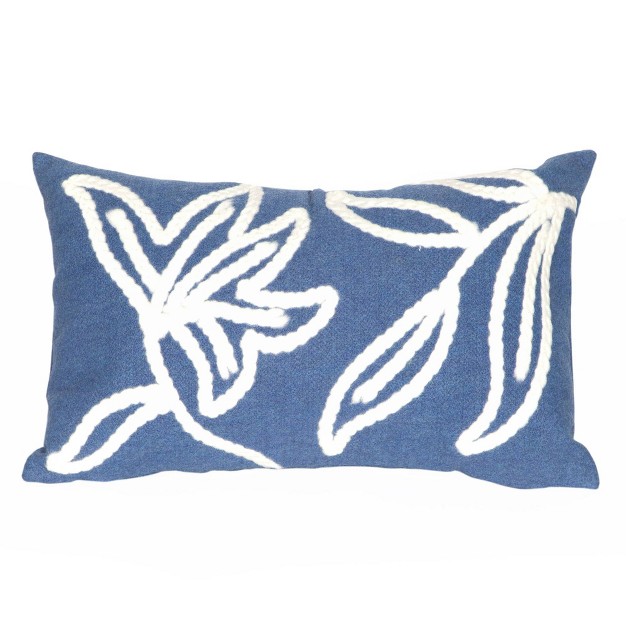 Oversize Lumbar Throw Pillow Blue Liora Manne