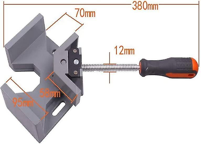 90 Right Angle Clamp， Adjustable Corner Clamp For Joiner， Woodworking， Engineering， Welding， Carpenter， Picture Frame