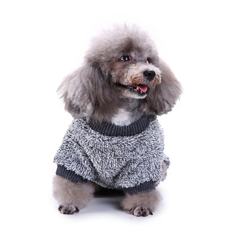 Double sided velvet dog clothes