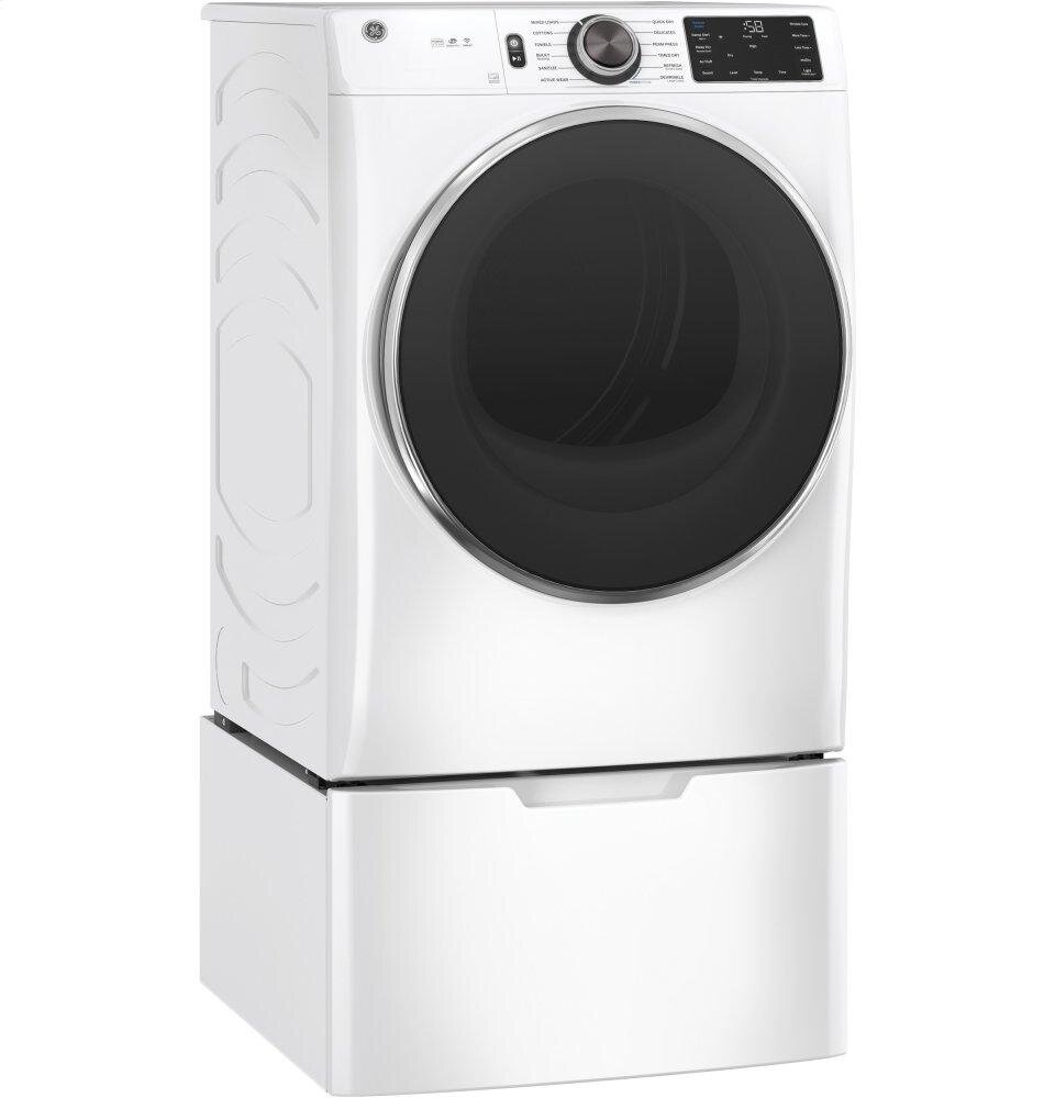 Ge Appliances GFD65ESSNWW Ge® 7.8 Cu. Ft. Capacity Smart Front Load Electric Dryer With Steam And Sanitize Cycle