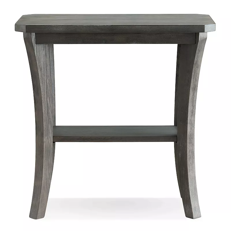 Leick Furniture Rustic Wire Brushed Narrow Side Table