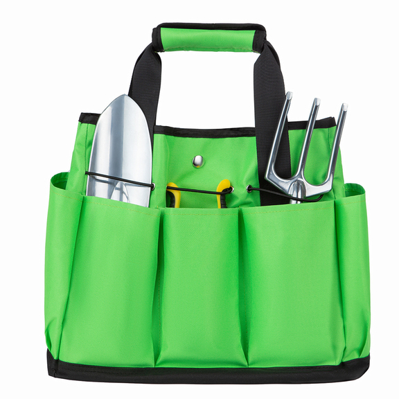 MUKA Garden Tool Tote Bag with 8 Pockets  Tool Kit...