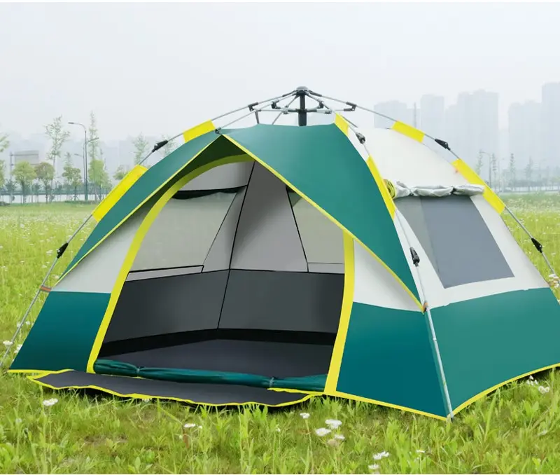 Outdoor Portable Camping Double Layer Picnic Automatic Waterproof Instant Pop Up Tent