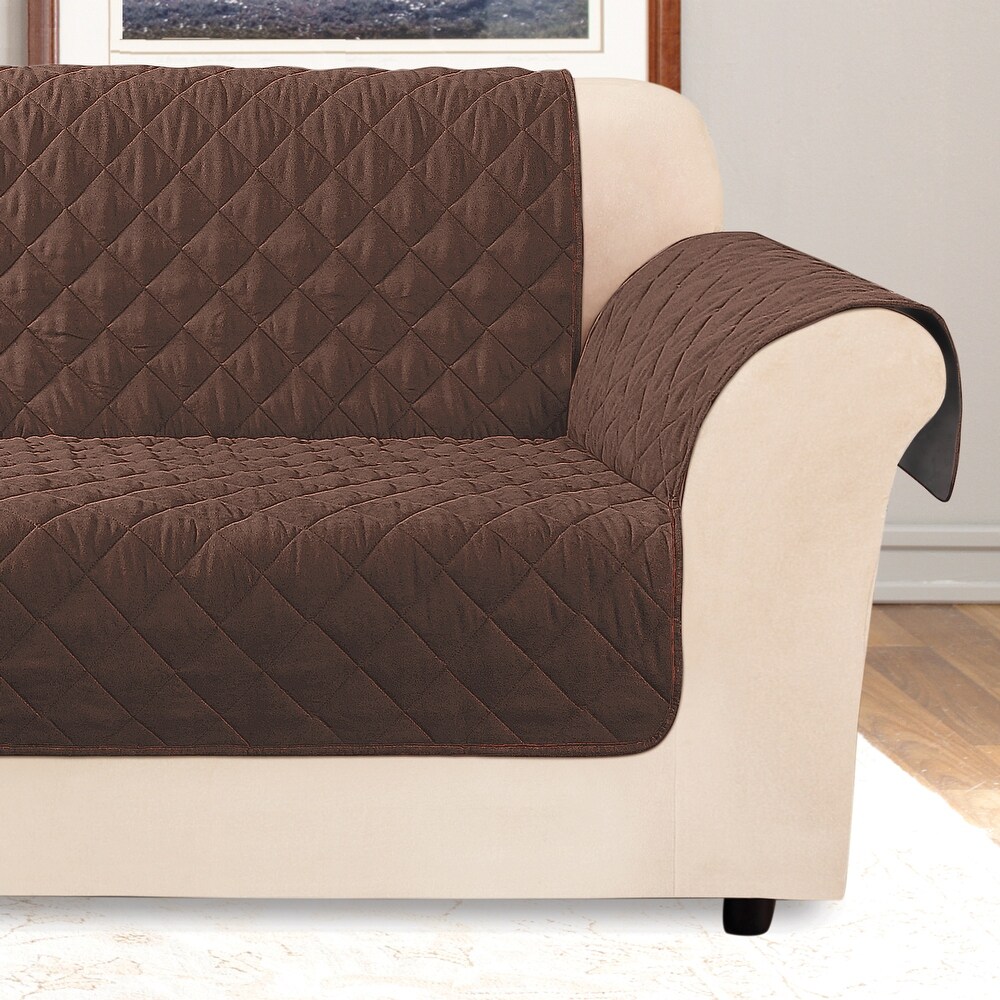 SureFit Microfiber Non Slip Water Resistant Sofa Furniture Cover