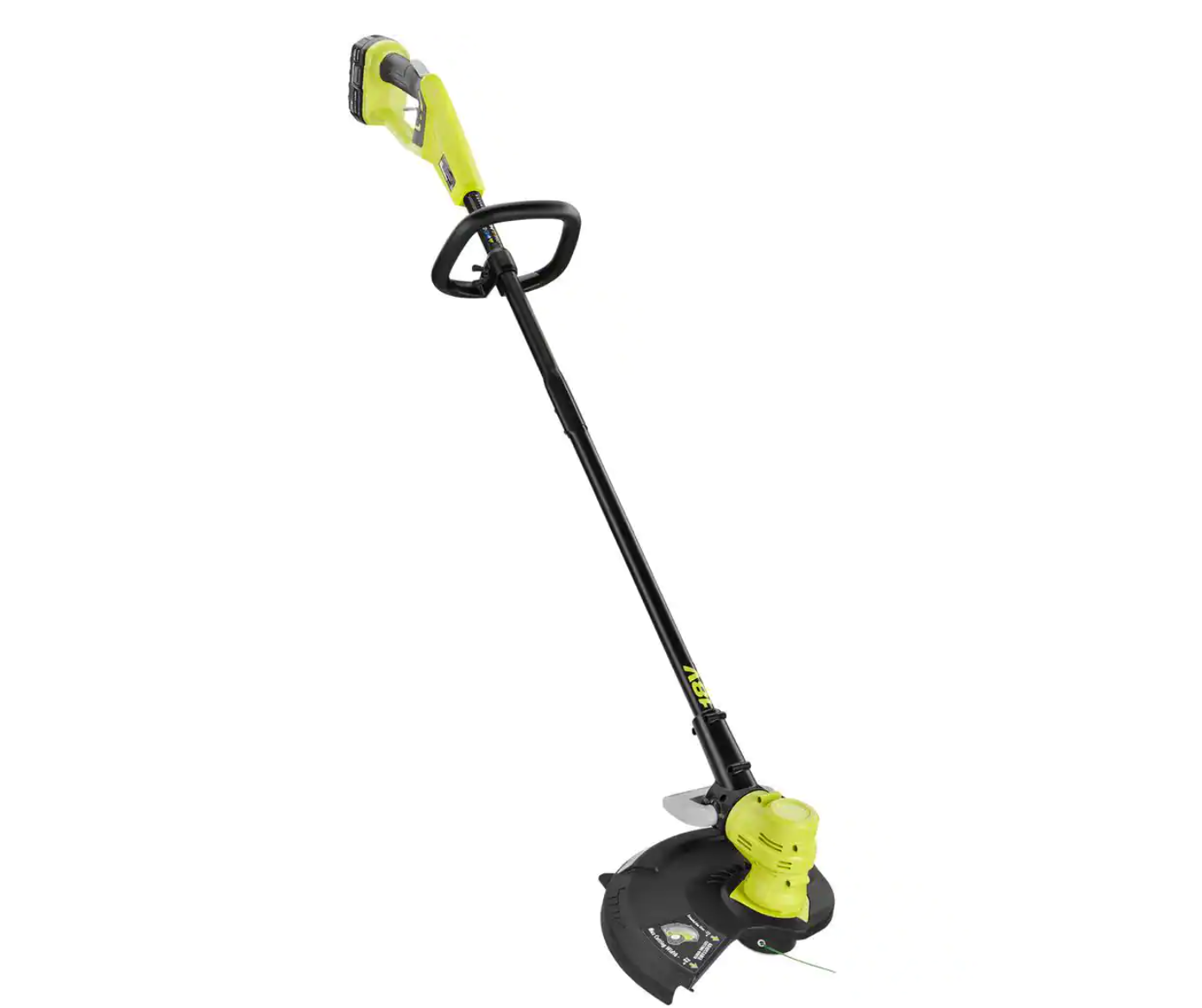 RYOBI P20140-AC ONE+ 18V 13 in. Cordless Battery String Trimmer/Edger with Extra 3-Pack of Spools， 4.0 Ah Battery and Charger