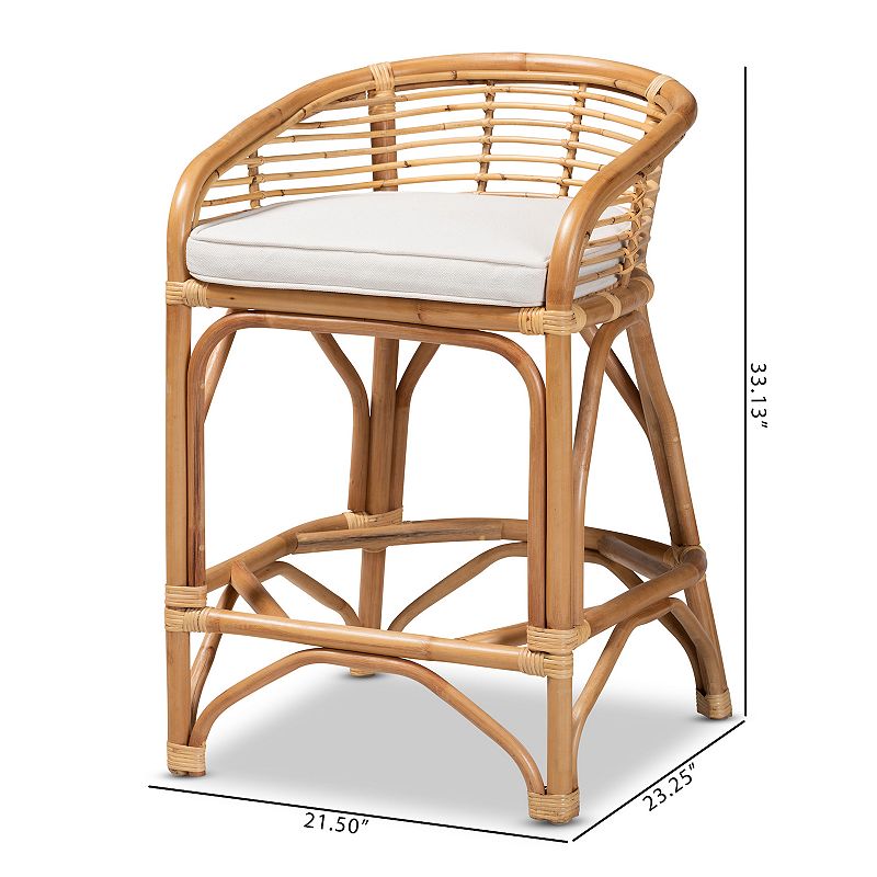 bali and pari Maverick Rattan Counter Stool