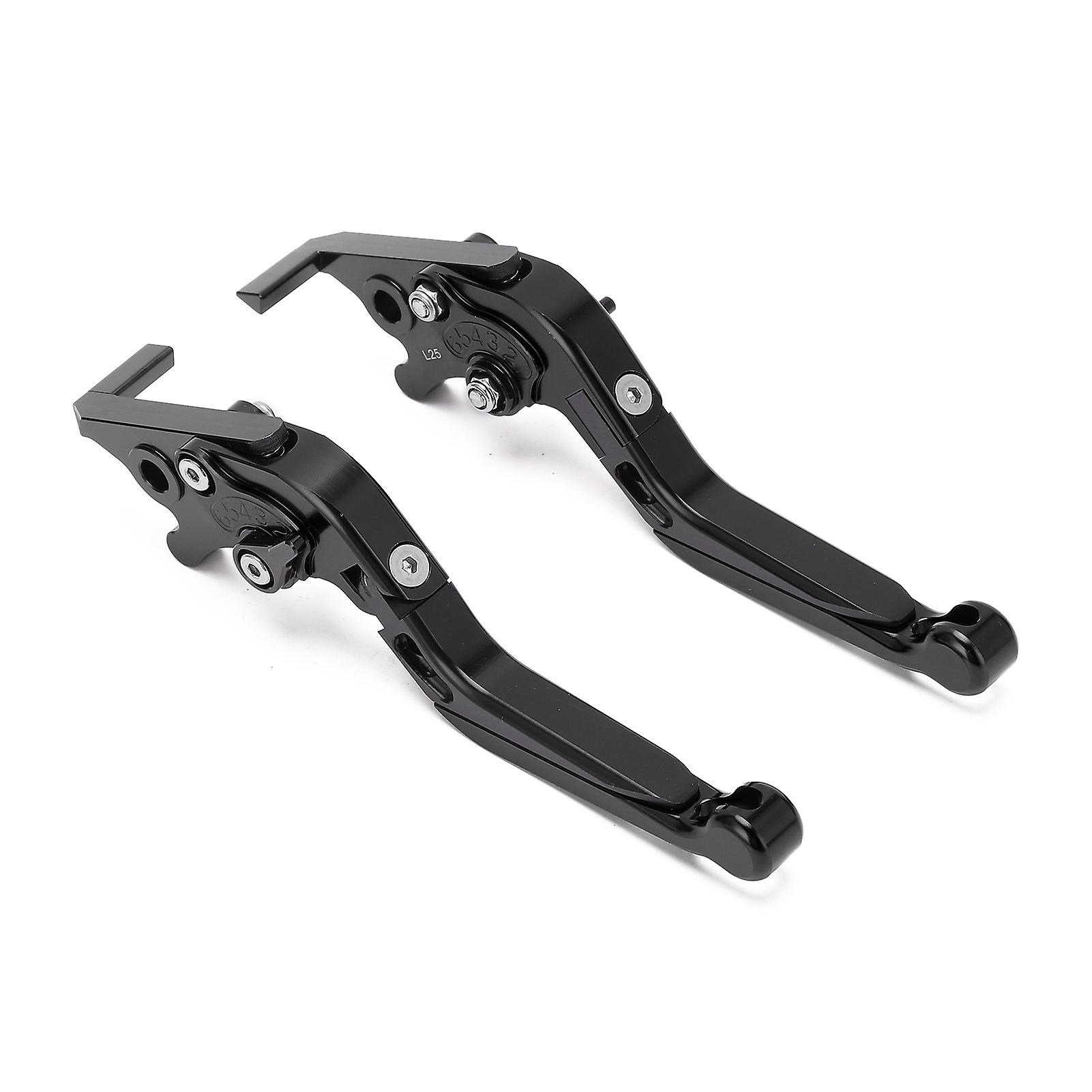 2 Pcs Motorcycle Left Right Brake Levers Motorcycle Modification Accessories Pit Dirt Motocross Parts Replacement For Yamaha Nmax 155 20152021black