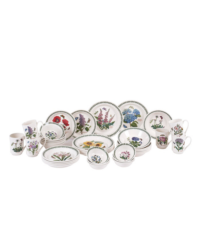 Portmeirion Botanic Garden 36 Pc. Dinnerware Set Service for 6