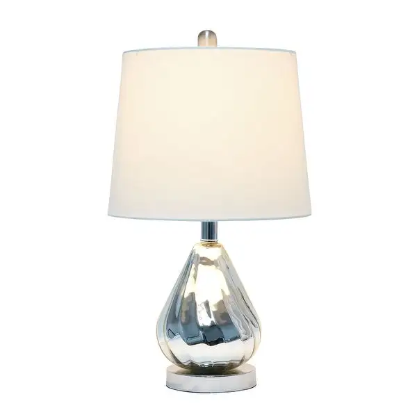 Lalia Home Kissy Pear Table Lamp with Fabric Shade