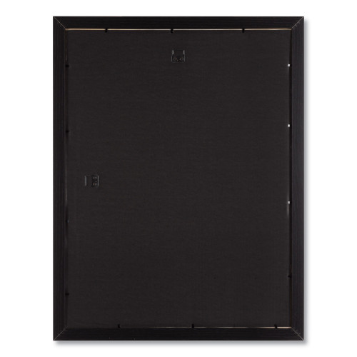 DAX Black Solid Wood Poster Frames with Plastic Window， Wide Profile， 18 x 24 (2863W2X)