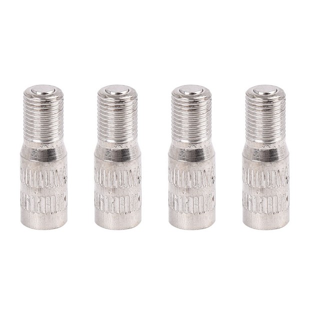 Unique Bargains Metal Tire Wheel Valve Stem Cap Extension Extender For Car Truck Van 27mm 4pcs