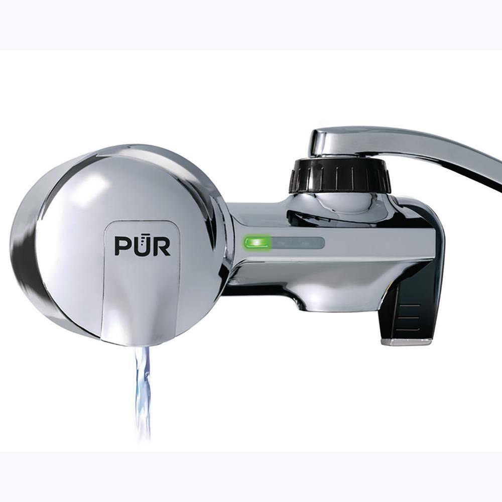 PUR PLUS Faucet Mount Filtration System Chrome PFM400H