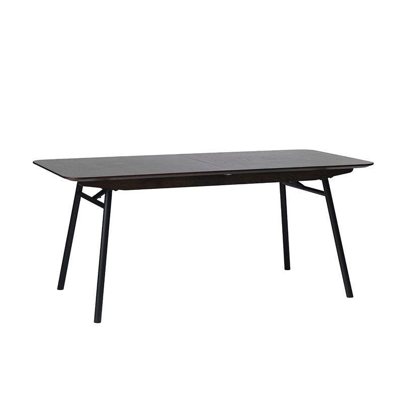 LATINA Extendable Dining Table 1.8-2.3M -  Dark Brown / Black