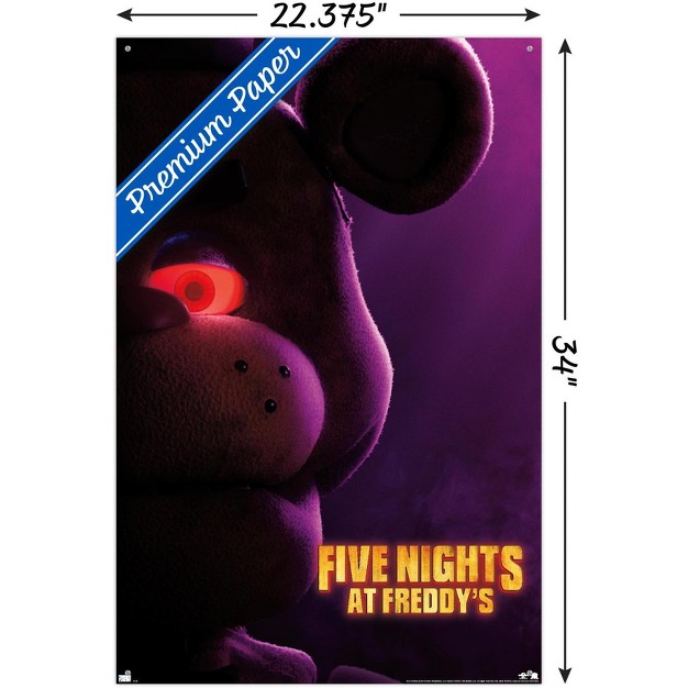 Trends International Five Nights At Freddy x27 s Movie Freddy One Sheet Unframed Wall Poster Prints