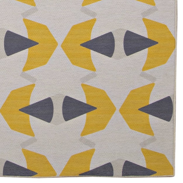 Havers Washable Outdoor Rug Ivory yellow Linon