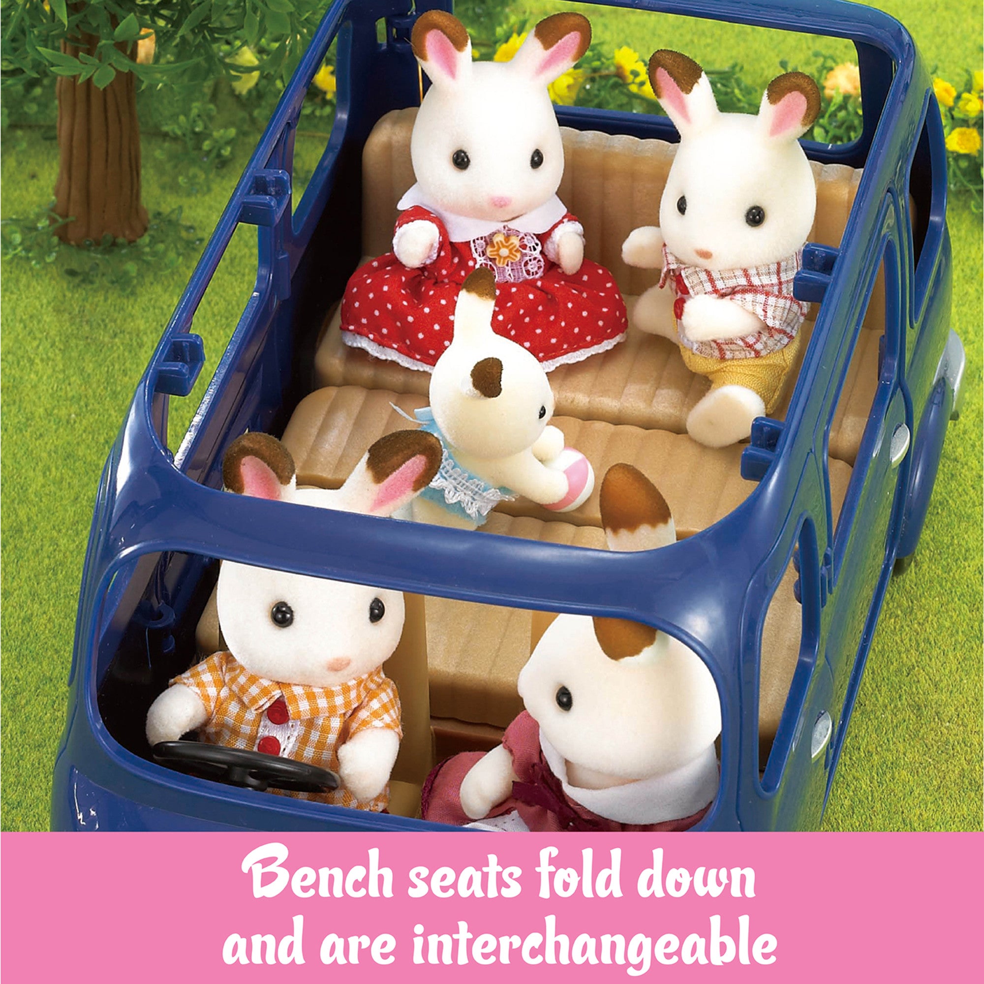 Calico Critters Family Seven Seater Toy Vehicle for Dolls