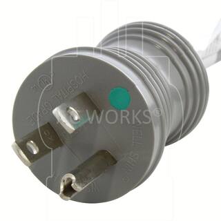 AC WORKS 15 Amp 6 ft. 143 in. Medical Grade Power Cord to IEC C13 End MD15AC13-072