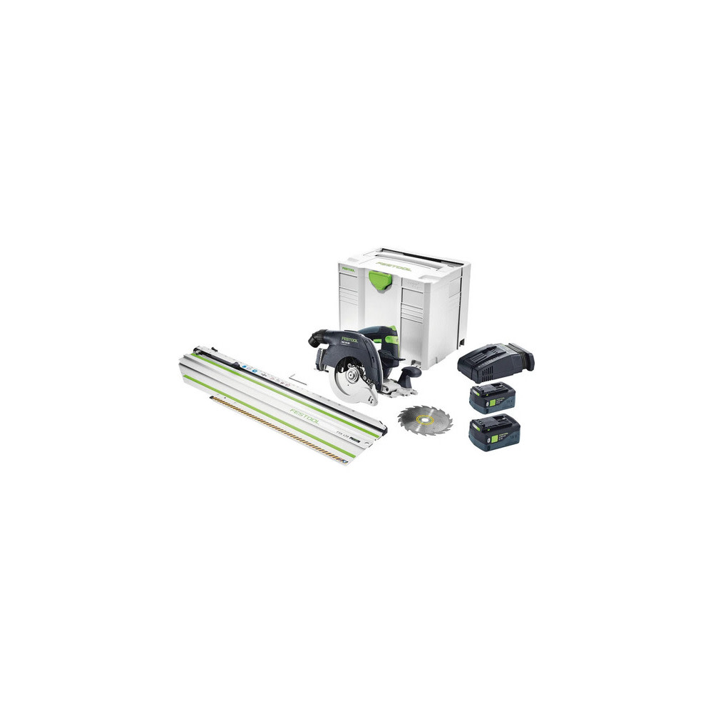 Festool HKC 55 Cordless Circular Saw Kit with Guide Rail