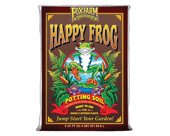 Fox Farm Happy Frog Potting Soil， 2 Cu. Ft. - FROGSOIL