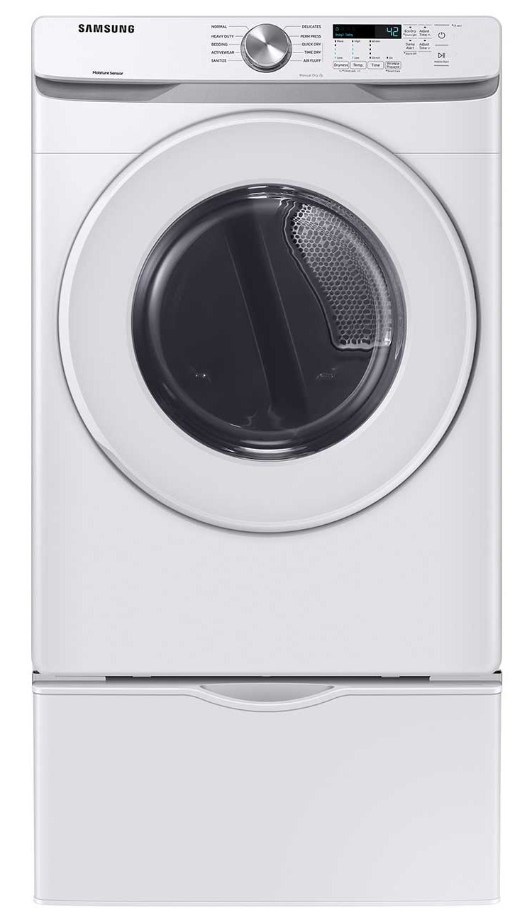  7.5 Cu. Ft. White Gas Dryer With Sensor Dry