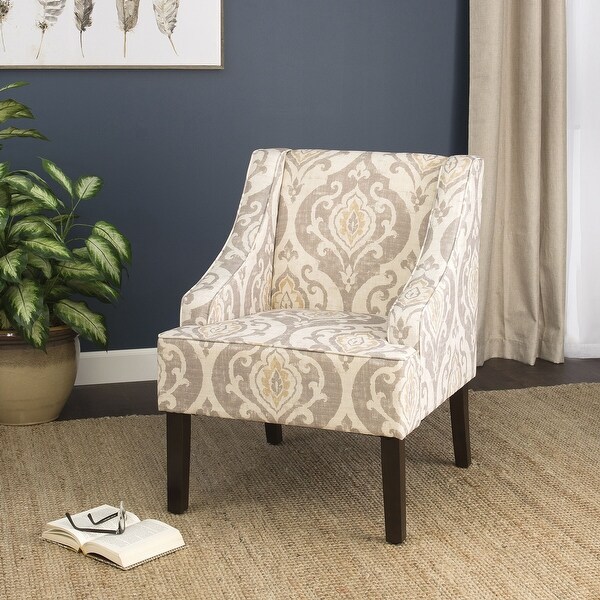 Porch and Den Lyric Swoop Arm Accent Chair