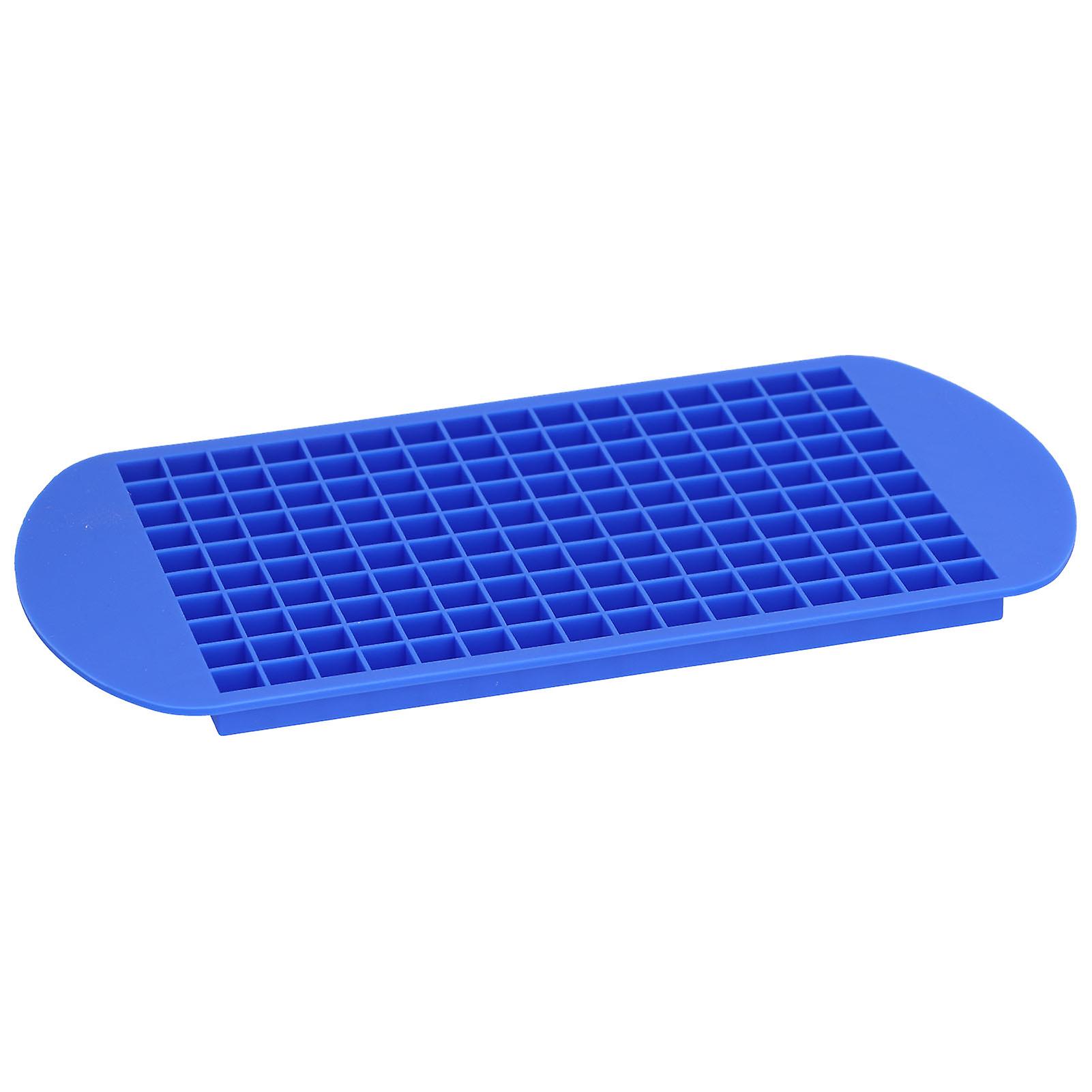 Ice Cube Tray， 160 Grid Silicone Square Chocolate Mold Ice Mold Trays Easy To Release Flexible Diy Baking Tools For Pudding Cake Chocolate[blue]