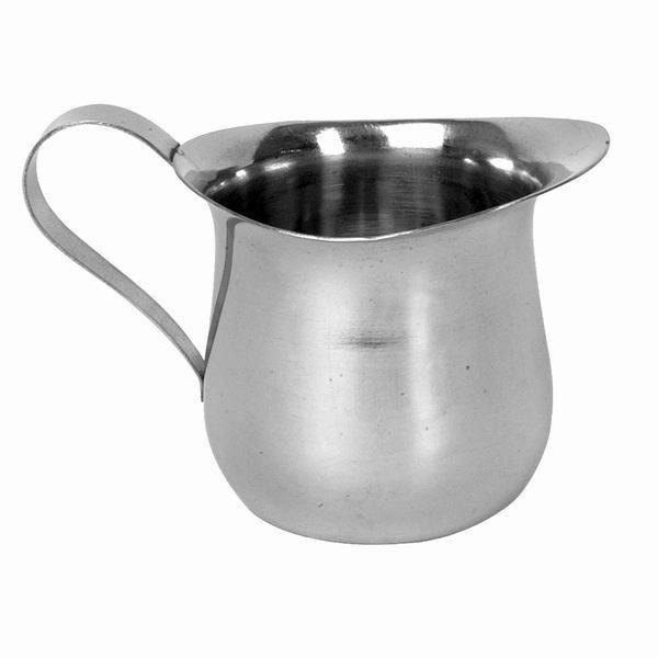 3Pc Thunder Group SLRBC003 Stainless Steel Bell Creamer 8 oz.