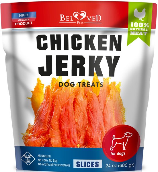 Beloved Pets Chicken Jerky Slices Dog Treats， 1.5-lb bag