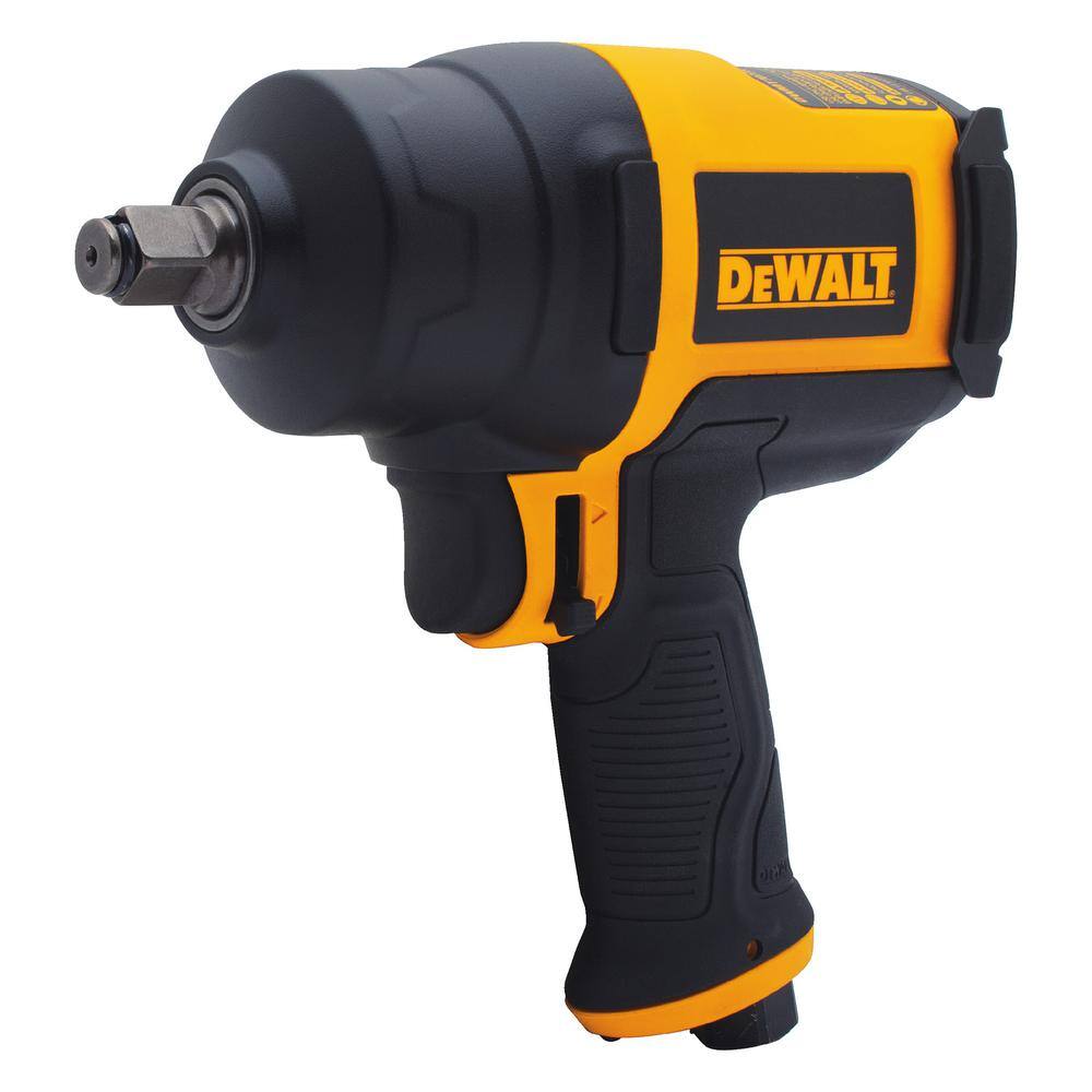 DW 12 in. Heavy-Duty Pneumatic Impact Wrench and 50 ft. x 14 in. Air Hose DWMT70773W1450D