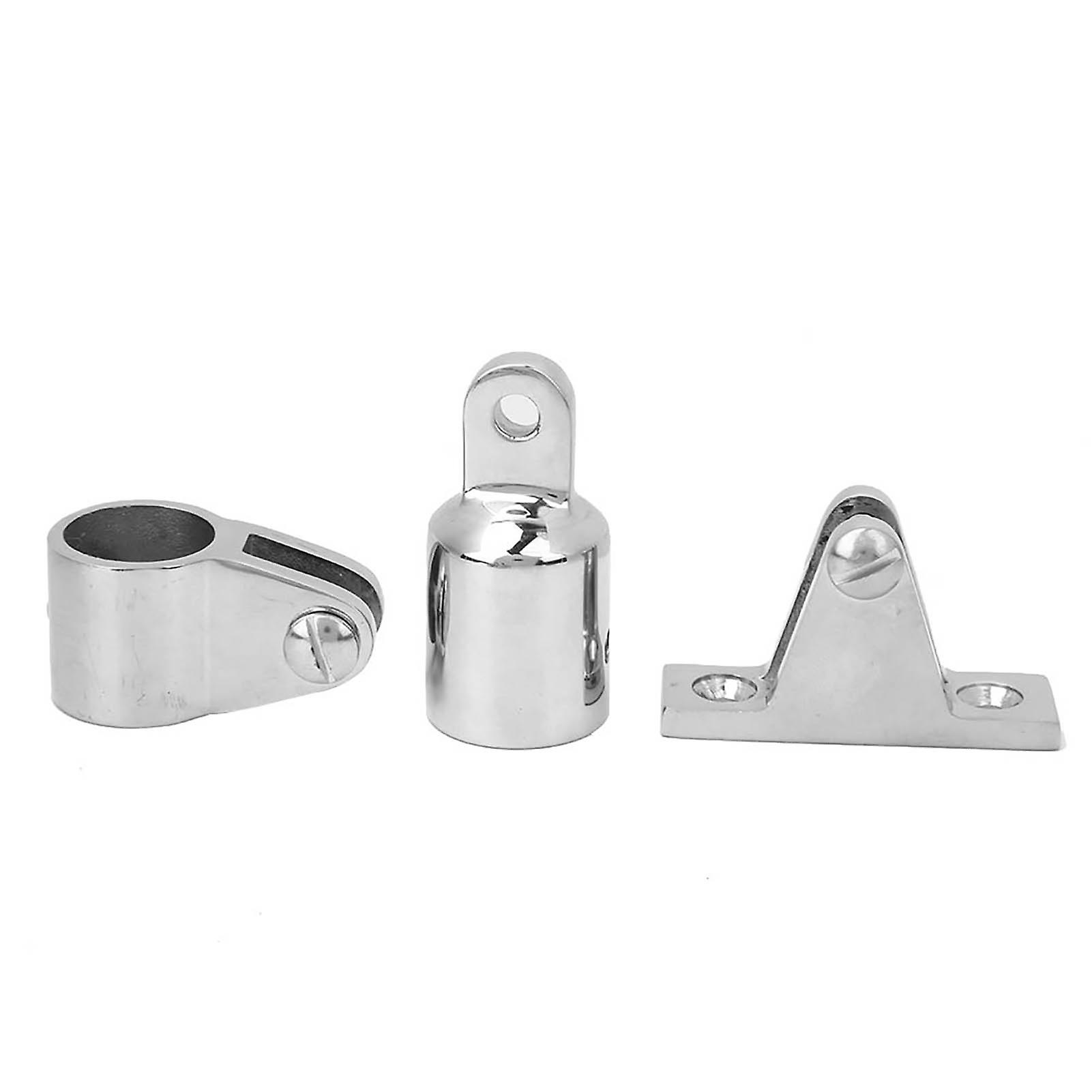 12pcs Stainless Steel Bimini Top Fitting Hardware Set Jaw Slides  Deck Hinges Eye End