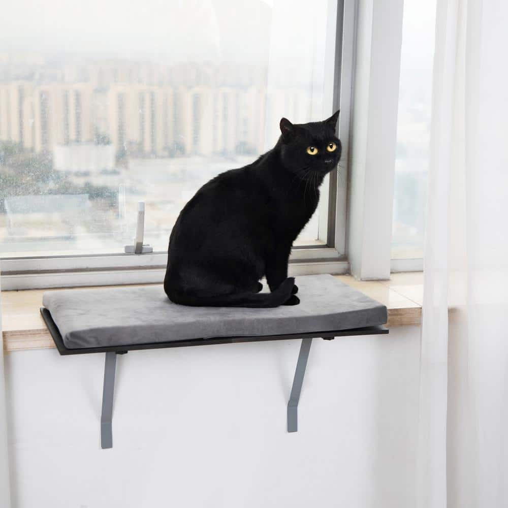 COZIWOW Cat Perch Wall-Mounted Window Seat, Large CW12X0304