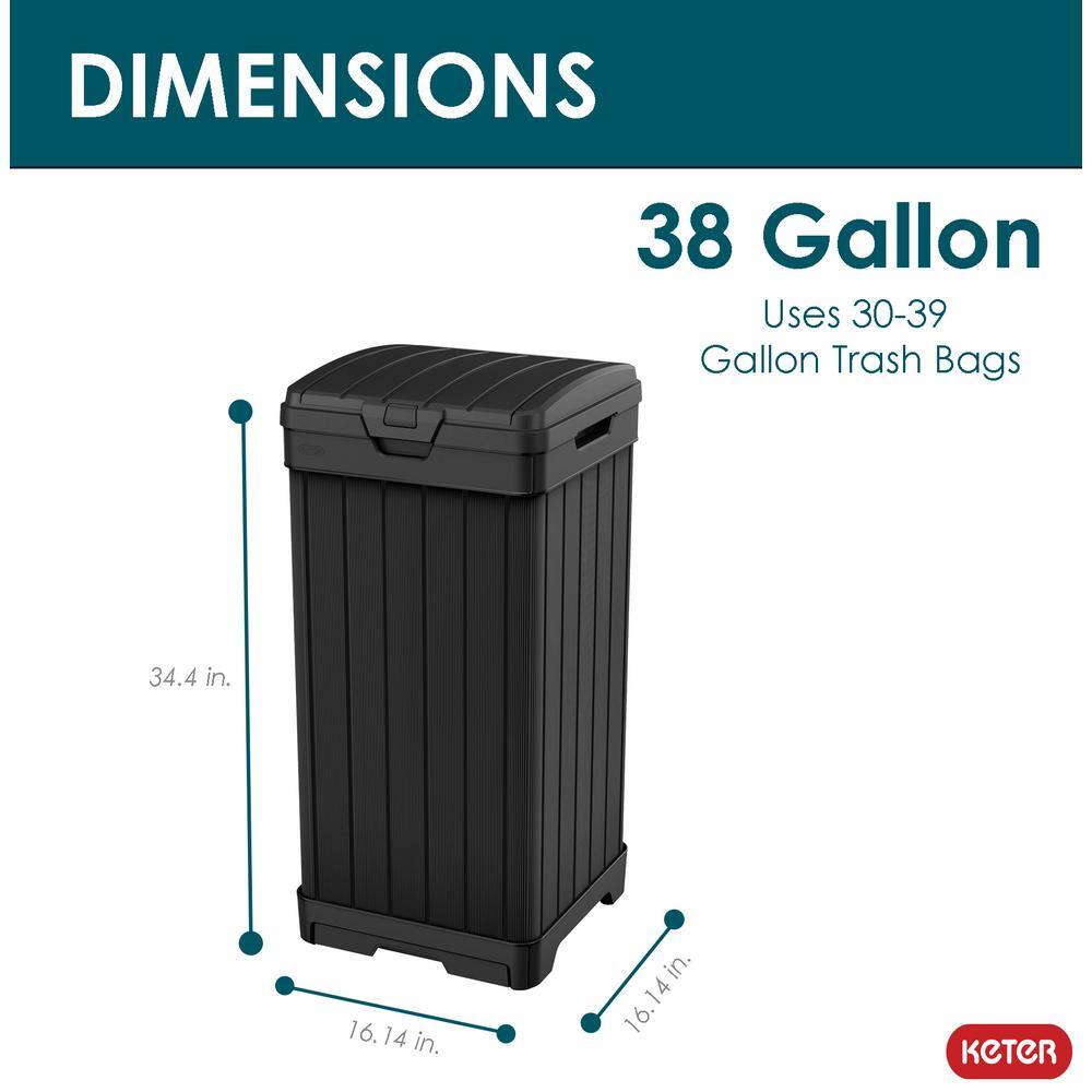 Keter Baltimore Outdoor Waste Bin 240770