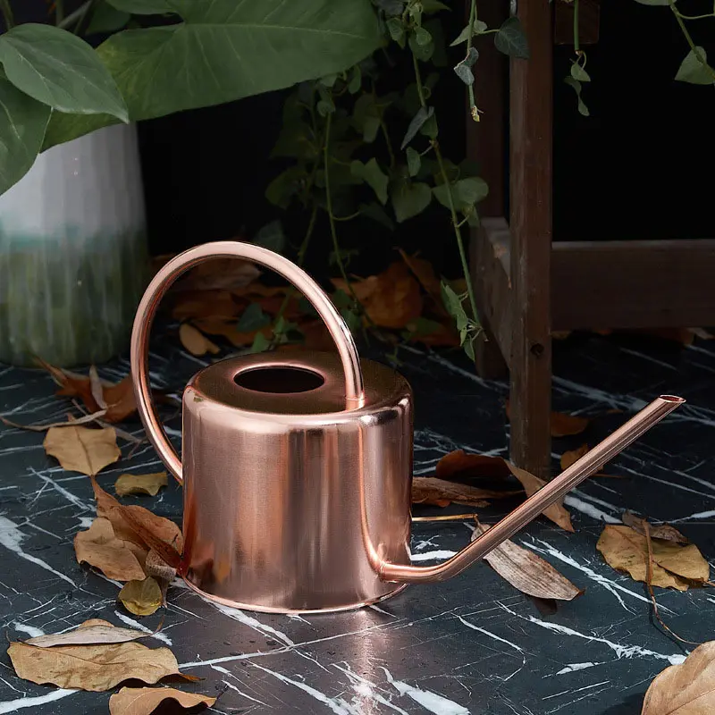 Garden Supplies Galvanized Watering  Can Rounded Shape Eco Friendly Wholesale Water Can Simple Plain Decorative Water Can/