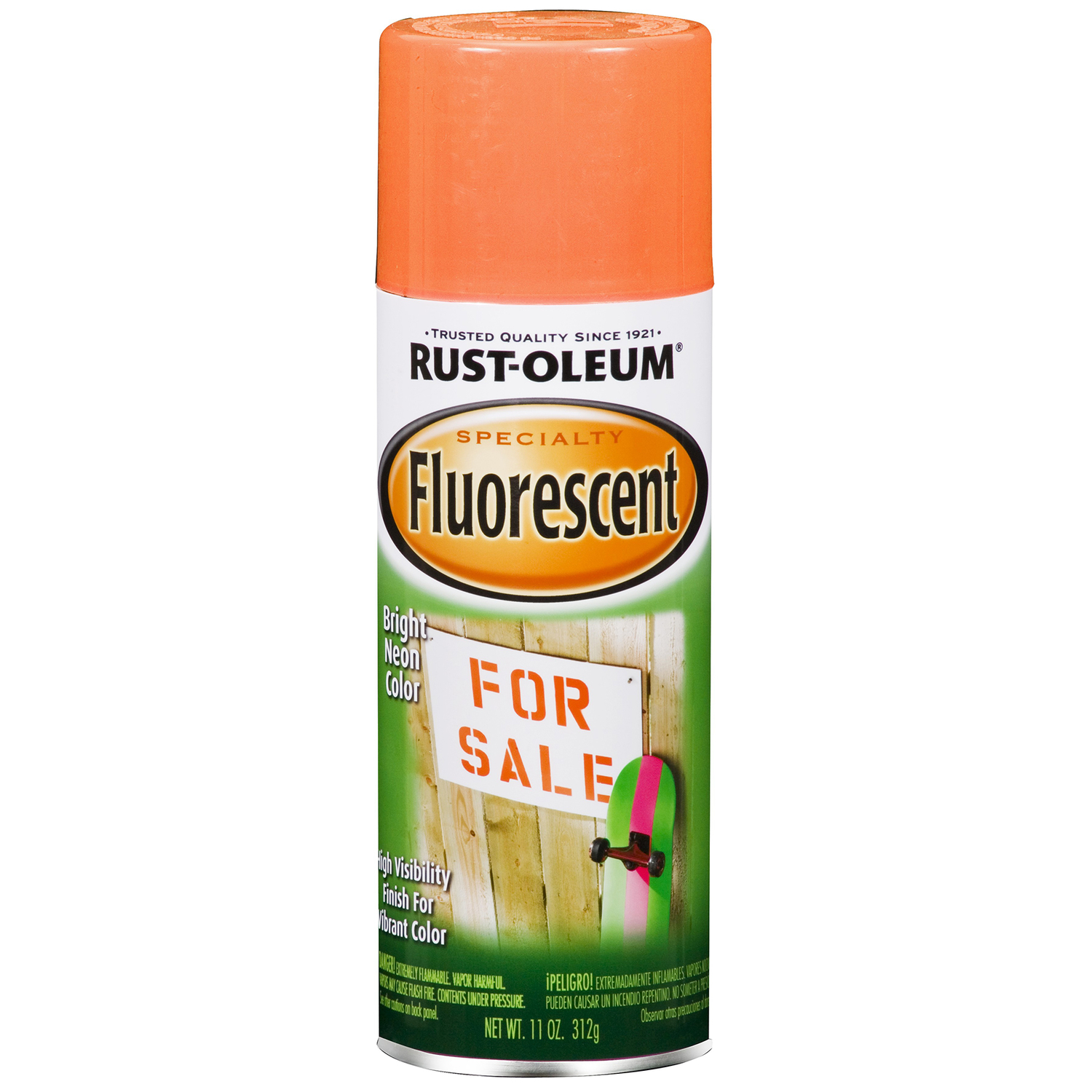 Rust-Oleum Specialty Fluorescent Orange Spray Paint 11 oz