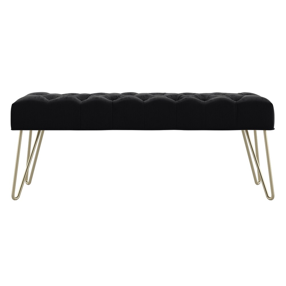 Klaus Velvet Tufted Bench by iNSPIRE Q Bold