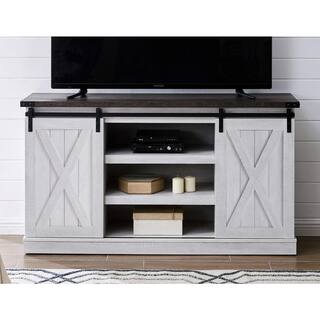 EDYO LIVING 54 in. Gray TV Stand for TVs up to 60 in. CYTVS15-WHI