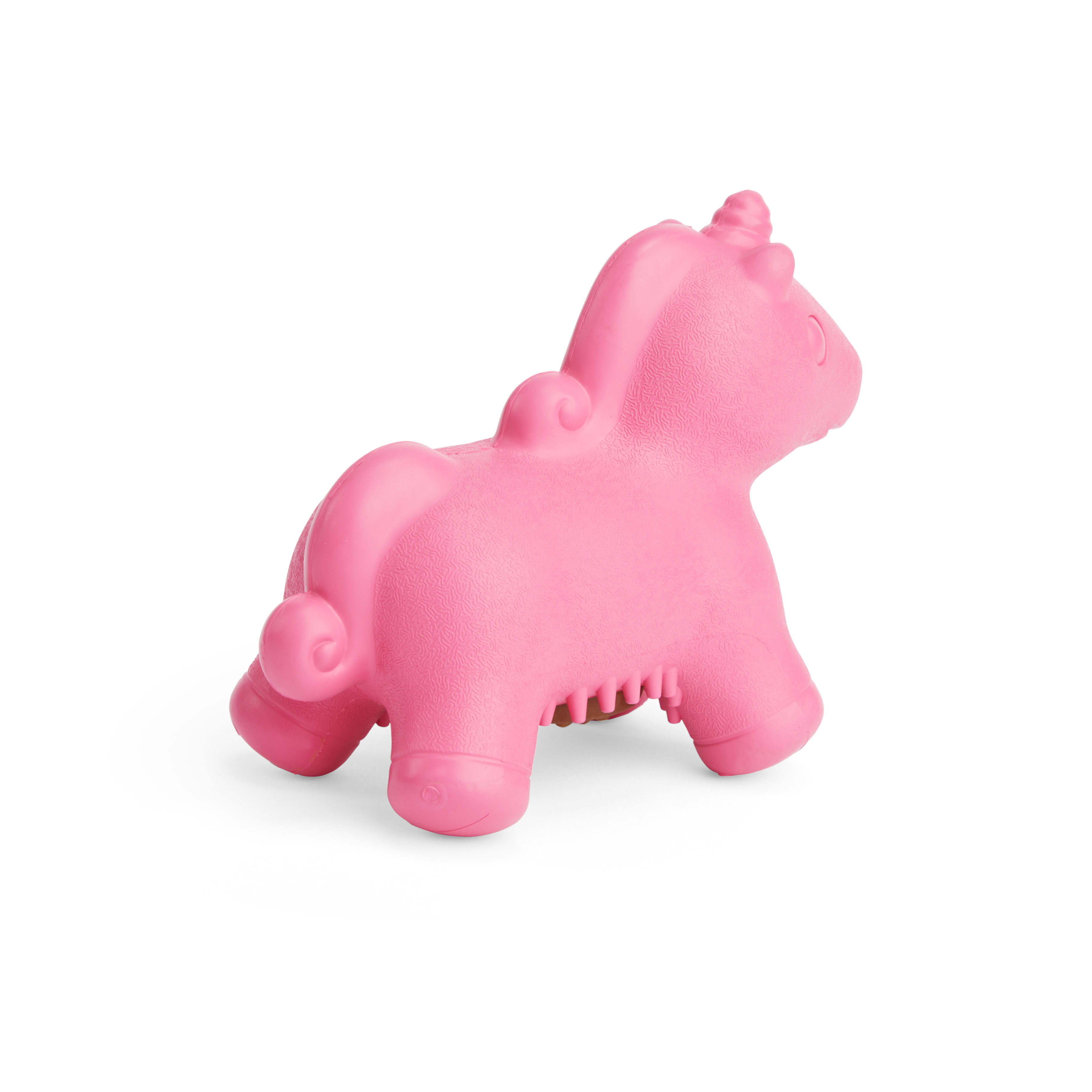 LEAPS  BOUNDS Unicorn Treat Dog Toy， Small