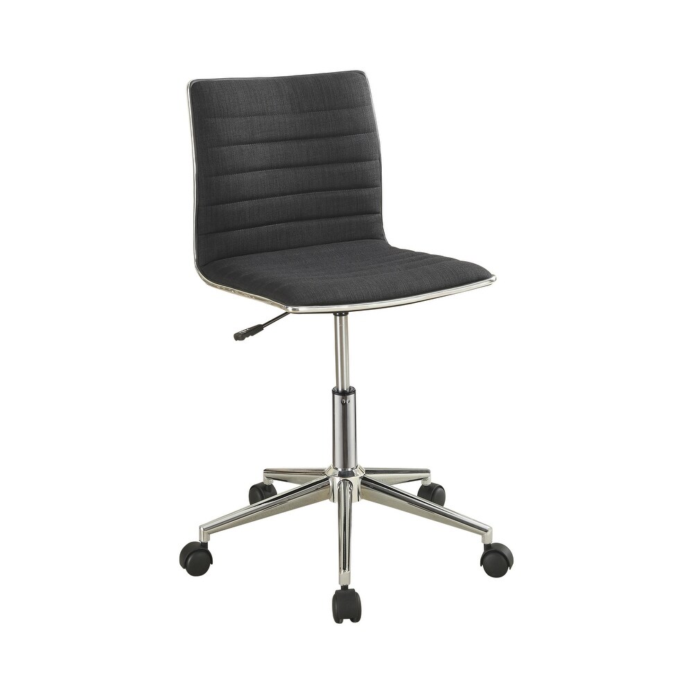 Chelmsford Tilt Armless Office Chair with Casters