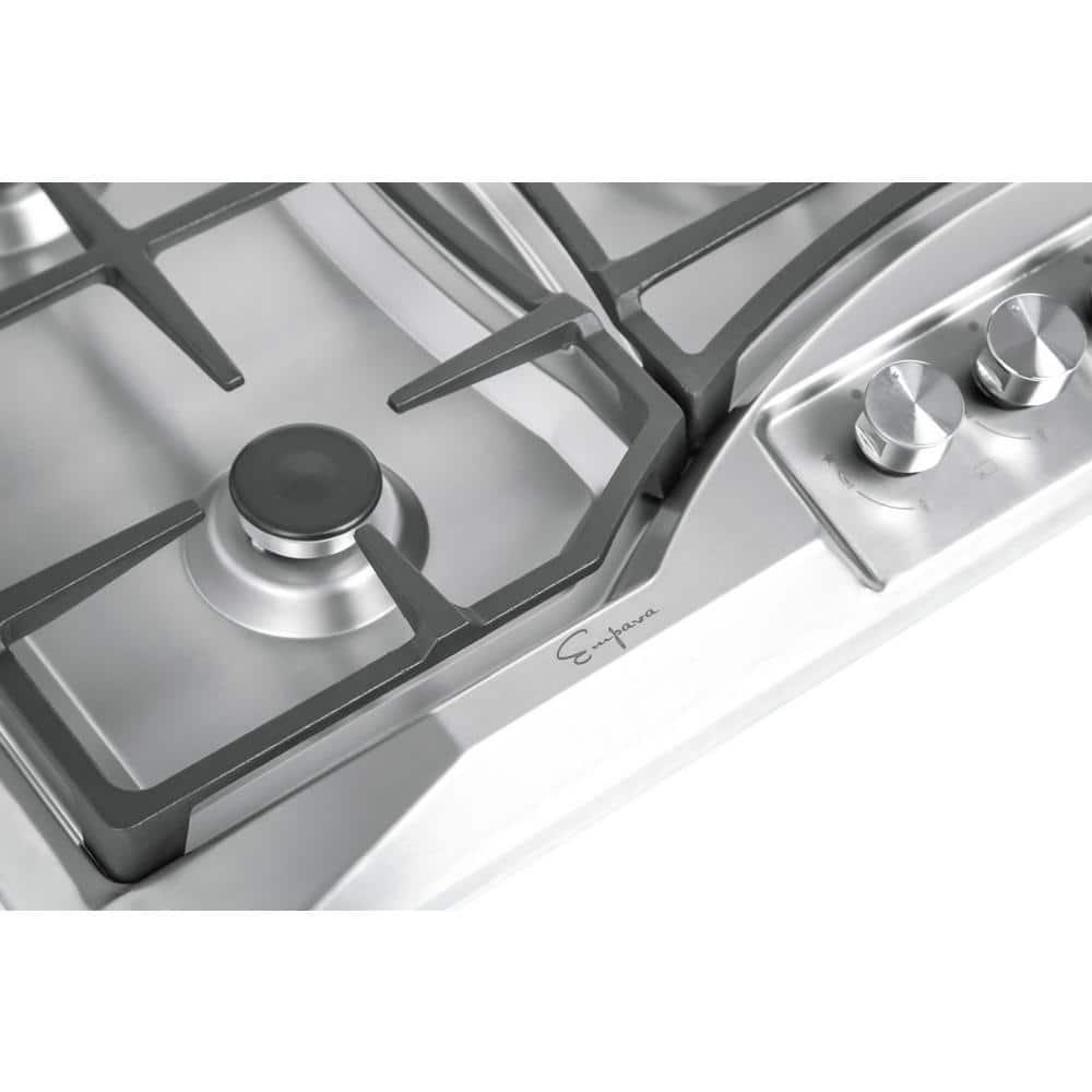 Empava 36 in Builtin Gas Cooktop in Stainless Steel with 5 Sealed Burners Gas Stove