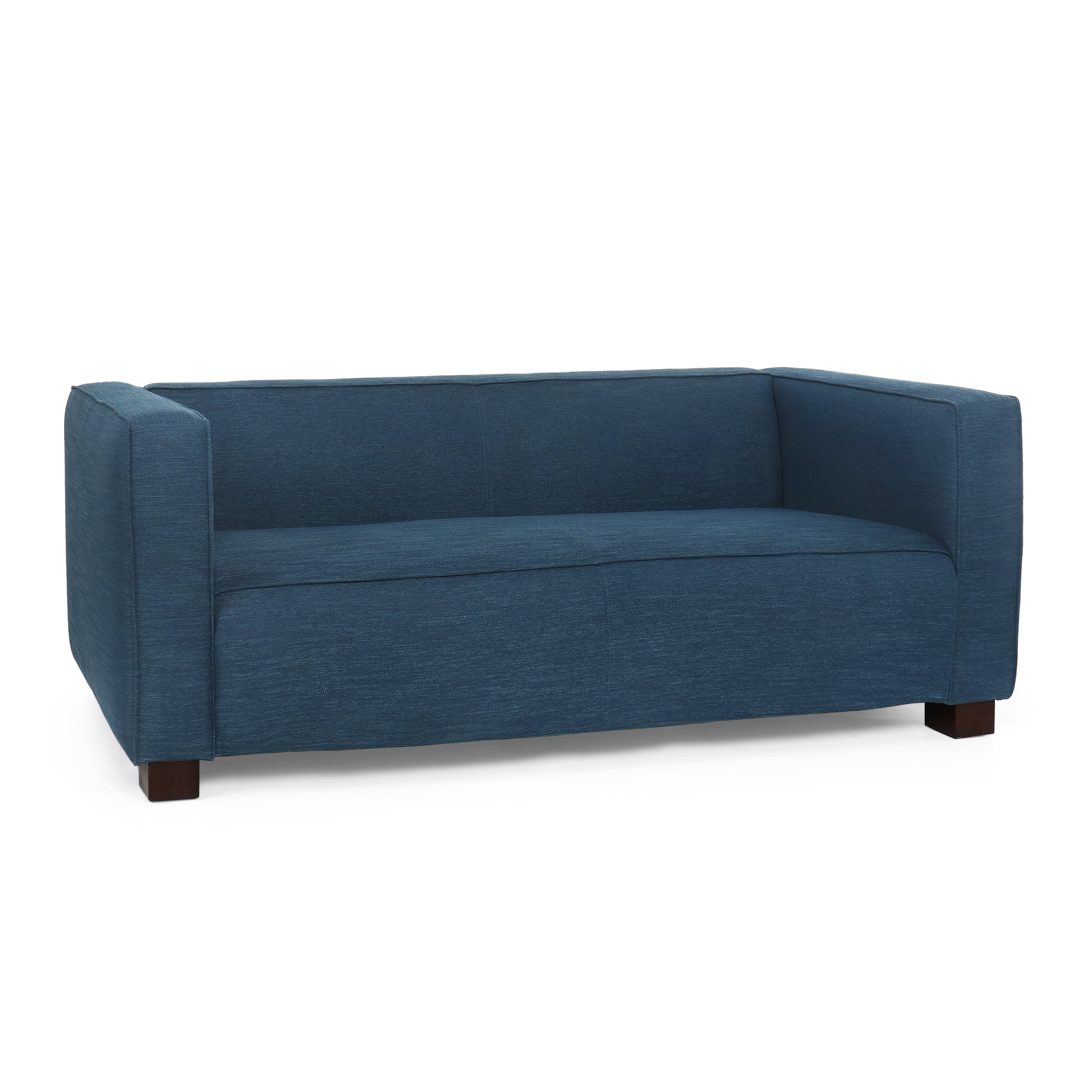 Pamsha Contemporary Fabric Upholstered Loveseat