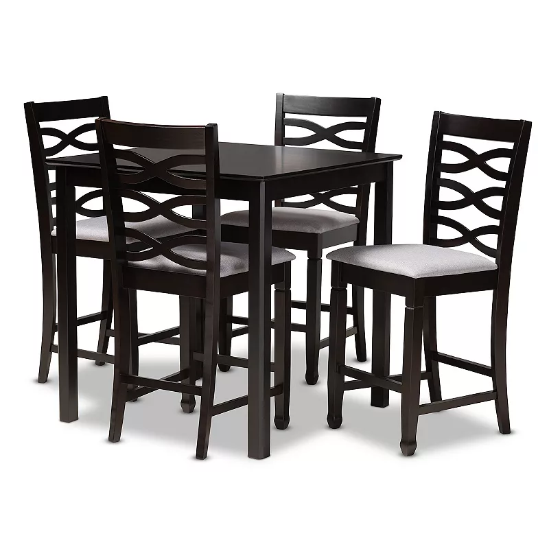 Baxton Studio Lanier 5-Piece Pub Set