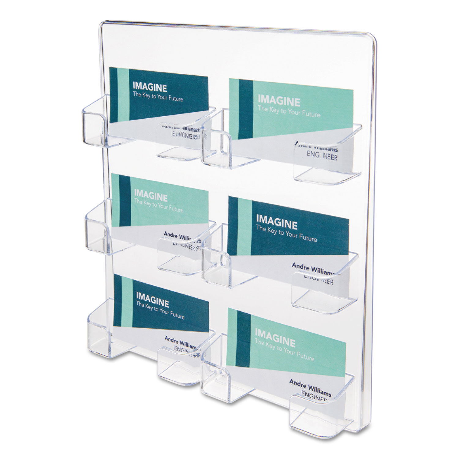 6-Pocket Business Card Holder by deflectoandreg; DEF70601