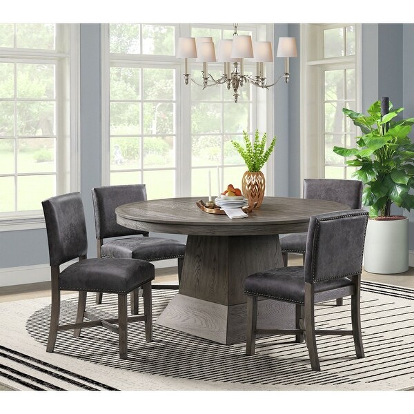 Picket House Furnishings Modesto Dining Side Chair Set in Grey