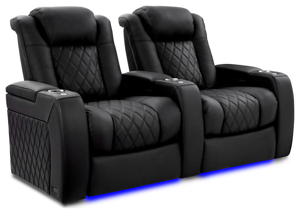 TuscanyXL Top Grain Leather Power Recliner   Theater Seating   by E VISION INTL INC.  Houzz