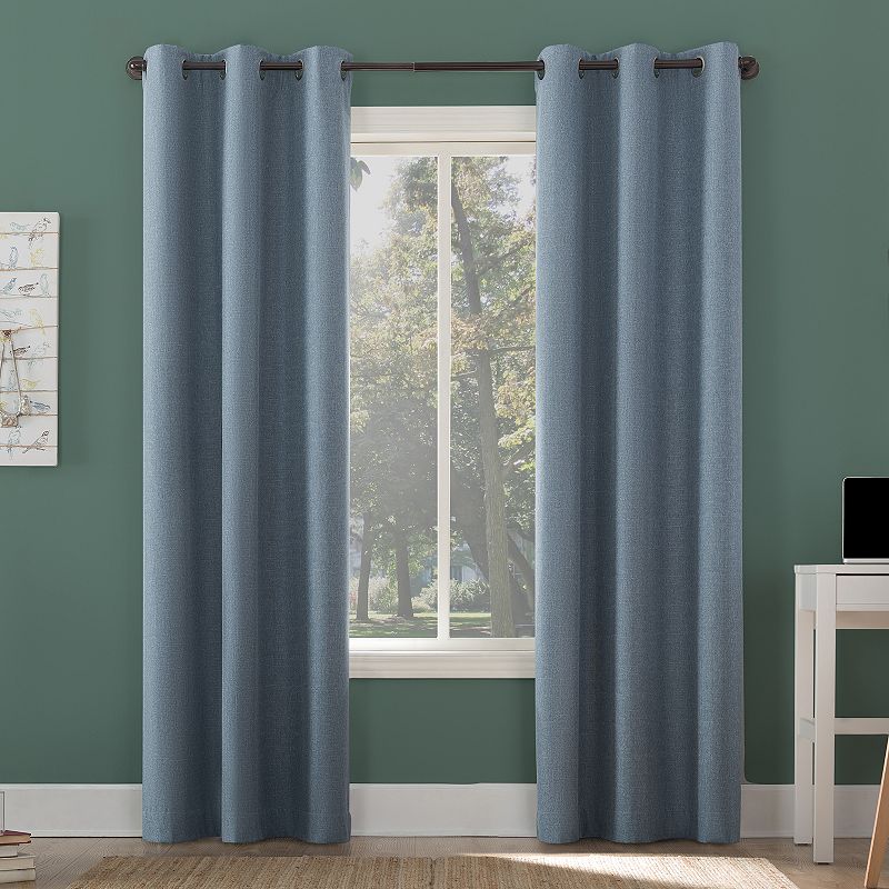 Sun Zero Generation Miles 100% Blackout Grommet Window Curtain