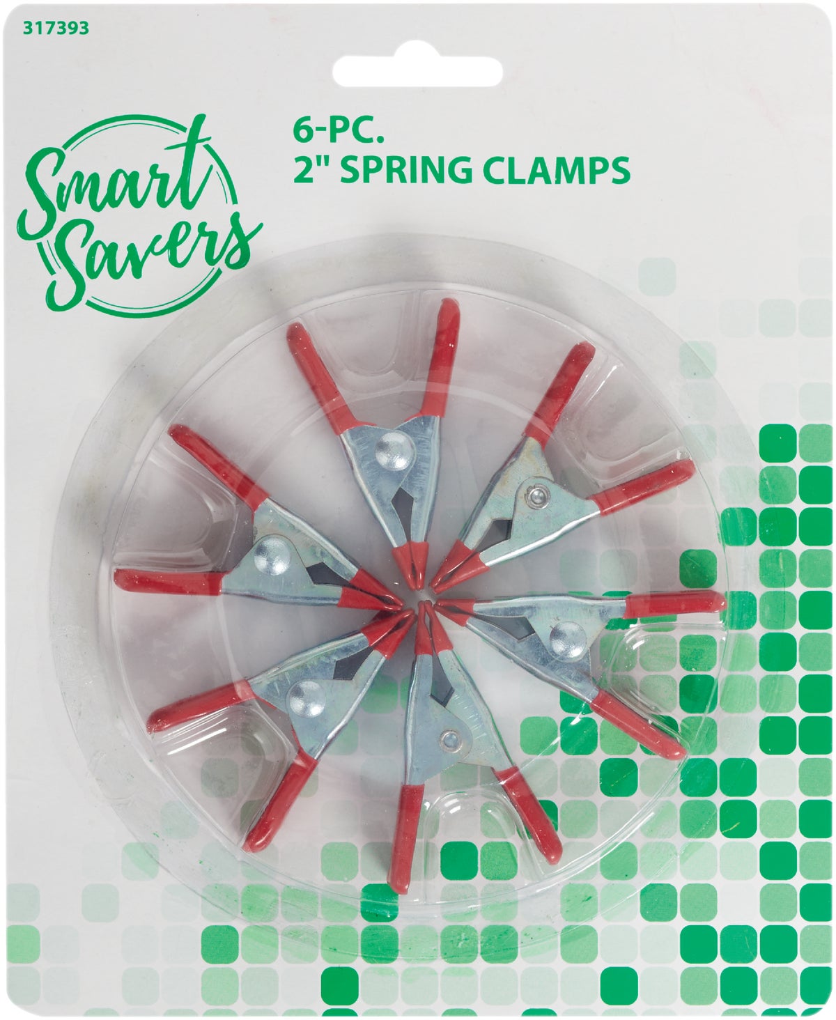 Smart Savers 2 In. Spring Clamp Set 2 In. (Pack of 12)